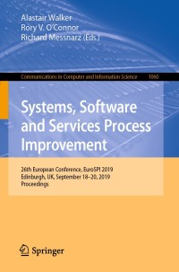 Titelbild: Systems, Software and Services Process Improvement 9783030280048