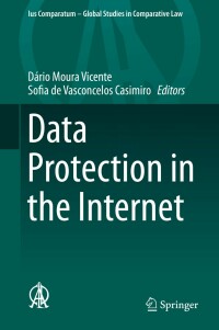 Cover image: Data Protection in the Internet 9783030280482
