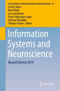 Cover image: Information Systems and Neuroscience 9783030281434