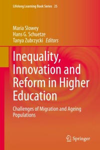 Cover image: Inequality, Innovation and Reform in Higher Education 1st edition 9783030282264
