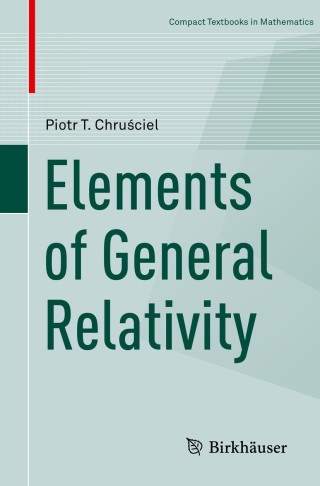 Cover image: Elements of General Relativity 9783030284152