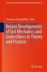 Cover image: Recent Developments of Soil Mechanics and Geotechnics in Theory and Practice 9783030285159