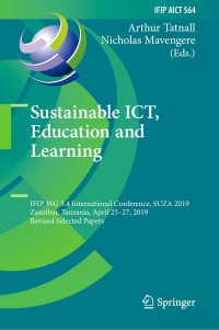Cover image: Sustainable ICT, Education and Learning 9783030287634