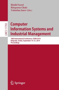 Imagen de portada: Computer Information Systems and Industrial Management 9783030289560
