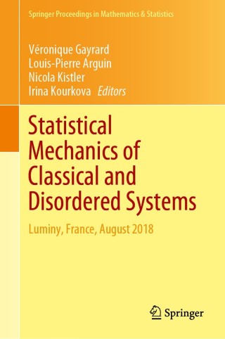 Cover image: Statistical Mechanics of Classical and Disordered Systems 9783030290764