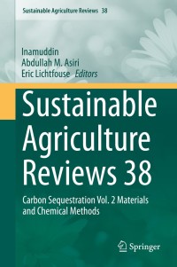 Imagen de portada: Sustainable Agriculture Reviews 38 9783030293369