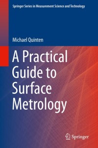 Cover image: A Practical Guide to Surface Metrology 9783030294533