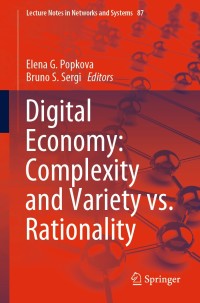 Cover image: Digital Economy: Complexity and Variety vs. Rationality 9783030295851