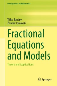 Titelbild: Fractional Equations and Models 9783030296131