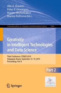 Cover image: Creativity in Intelligent Technologies and Data Science 9783030297497