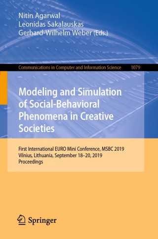 Cover image: Modeling and Simulation of Social-Behavioral Phenomena in Creative Societies 9783030298616