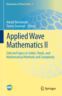 Imagen de portada: Applied Wave Mathematics II 9783030299507