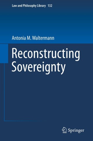 Cover image: Reconstructing Sovereignty 9783030300036
