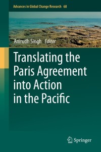 Cover image: Translating the Paris Agreement into Action in the Pacific 9783030302108