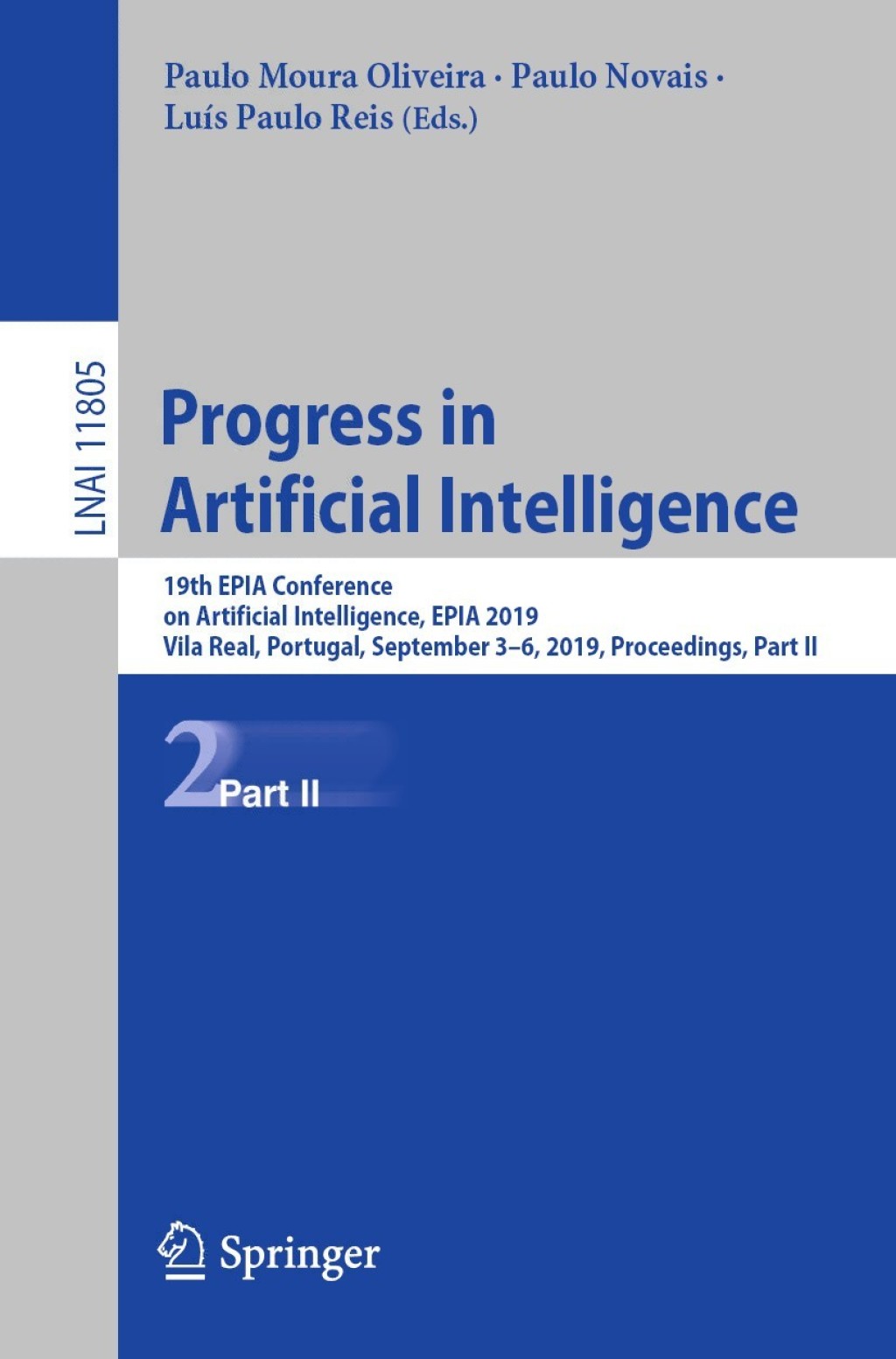 Progress in Artificial Intelligence 19th EPIA Conference on Artificial Intelligence, EPIA 2019, Vila Real, Portugal, September 3–6, 2019, Proceedings, Part II
