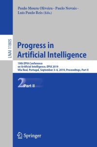 Cover image: Progress in Artificial Intelligence 9783030302436