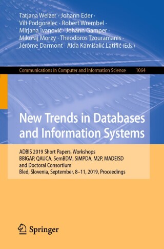 Imagen de portada: New Trends in Databases and Information Systems 9783030302771