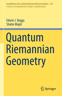 Titelbild: Quantum Riemannian Geometry 9783030302931