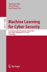 Titelbild: Machine Learning for Cyber Security 9783030306182