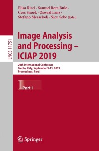 Immagine di copertina: Image Analysis and Processing – ICIAP 2019 9783030306410