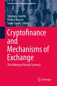Cover image: Cryptofinance and Mechanisms of Exchange 9783030307370