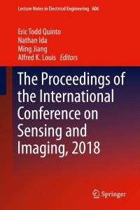 Cover image: The Proceedings of the International Conference on Sensing and Imaging, 2018 9783030308247
