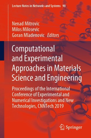 Imagen de portada: Computational and Experimental Approaches in Materials Science and Engineering 9783030308520
