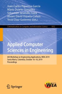 Imagen de portada: Applied Computer Sciences in Engineering 9783030310189