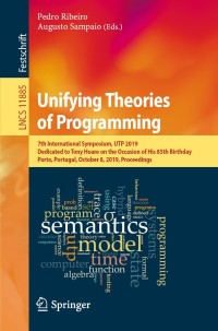 Imagen de portada: Unifying Theories of Programming 9783030310370