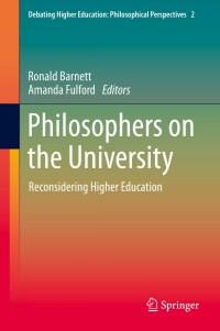 Cover image: Philosophers on the University 1st edition 9783030310608