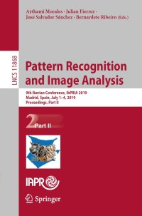 Imagen de portada: Pattern Recognition and Image Analysis 9783030313203