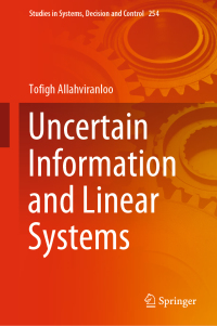 Imagen de portada: Uncertain Information and Linear Systems 9783030313234