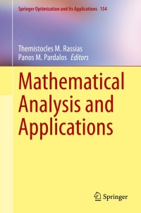 Imagen de portada: Mathematical Analysis and Applications 9783030313388