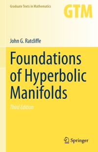 Cover image: Foundations of Hyperbolic Manifolds 3rd edition 9783030315962