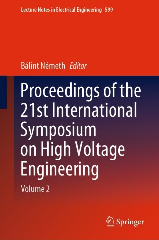 Cover image: Proceedings of the 21st International Symposium on High Voltage Engineering 9783030316792