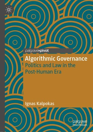 Cover image: Algorithmic Governance 9783030319212