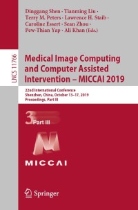 Cover image: Medical Image Computing and Computer Assisted Intervention – MICCAI 2019 9783030322472