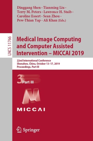 Imagen de portada: Medical Image Computing and Computer Assisted Intervention – MICCAI 2019 9783030322472