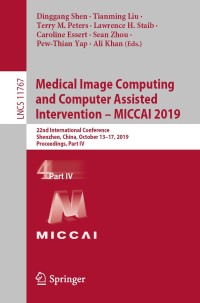 Cover image: Medical Image Computing and Computer Assisted Intervention – MICCAI 2019 9783030322502