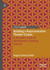 Imagen de portada: Building a Representative Theater Corpus 9783030324018
