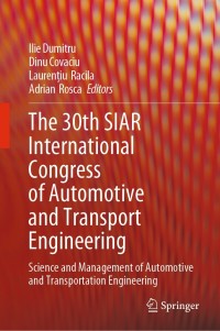 Cover image: The 30th SIAR International Congress of Automotive and Transport Engineering 9783030325633