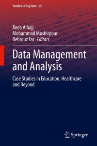 Immagine di copertina: Data Management and Analysis 9783030325862