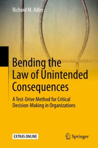 Imagen de portada: Bending the Law of Unintended Consequences 9783030327132