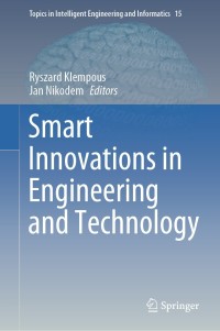 Imagen de portada: Smart Innovations in Engineering and Technology 9783030328603