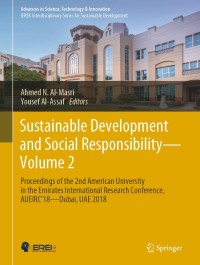 Cover image: Sustainable Development and Social Responsibility—Volume 2 9783030329013