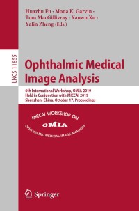 Cover image: Ophthalmic Medical Image Analysis 9783030329556
