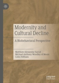 Cover image: Modernity and Cultural Decline 9783030329839