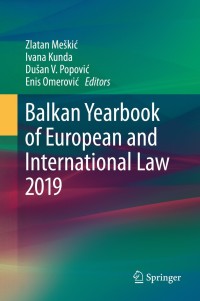 Cover image: Balkan Yearbook of European and International Law 2019 1st edition 9783030330576