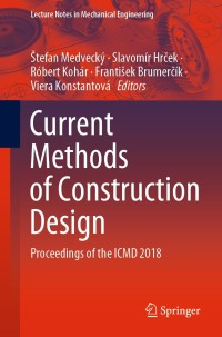 صورة الغلاف: Current Methods of Construction Design 9783030331450