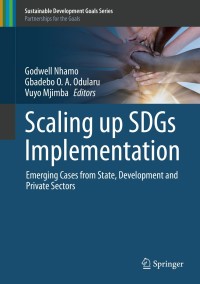 Immagine di copertina: Scaling up SDGs Implementation 9783030332150